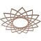 Ekena Millwork Eleanor Wood Fretwork Pierced Ceiling Medallion, Wood (Paint Grade), 24"OD x 9 1/4"ID x 3/8"T CMWP24X24X0375EAMF - alternate 4